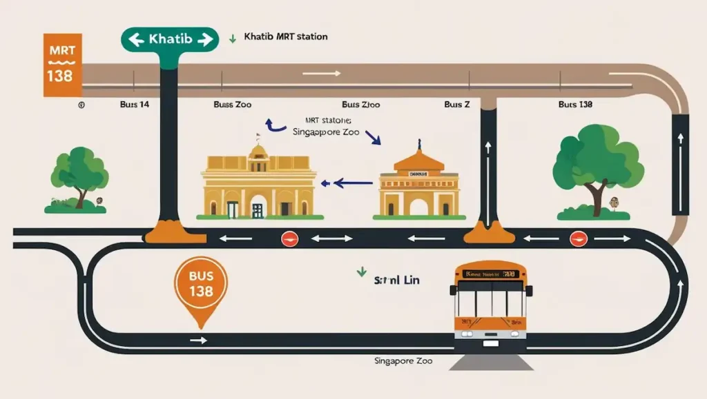 How to take the bus to singapore zoo: your complete guide 15 Connecting via mrt & bus