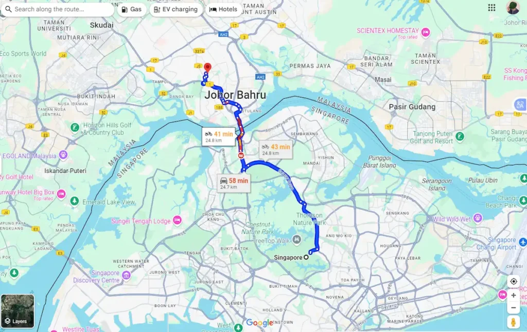 Singapore to johor bahru: your comprehensive guide to every transport 10 Singapore to johor bahru route map